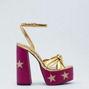 ISO: Looking for NASTY GAL Metallic Gold Star platforms 7